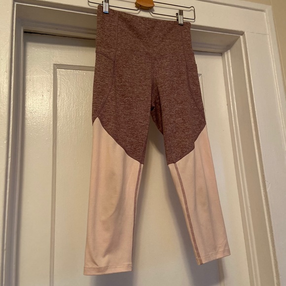 C9 by Champion Pants - Champion 9 Two-Tone High Waisted Capri Legging SM